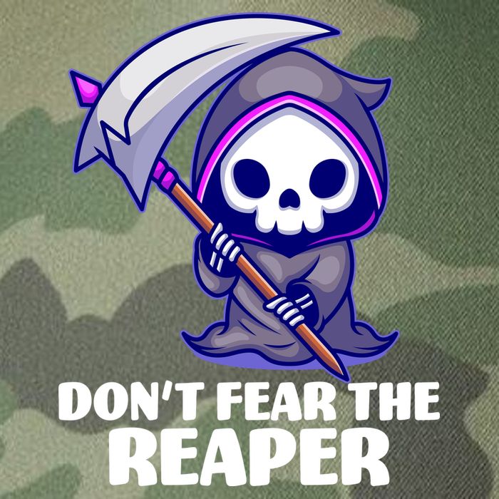 Don't Fear The Reaper Cute Chibi Reaper Legacy Tie Dye Trucker Hat