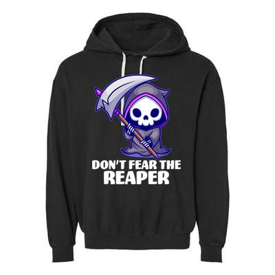 Don't Fear The Reaper Cute Chibi Reaper Garment-Dyed Fleece Hoodie