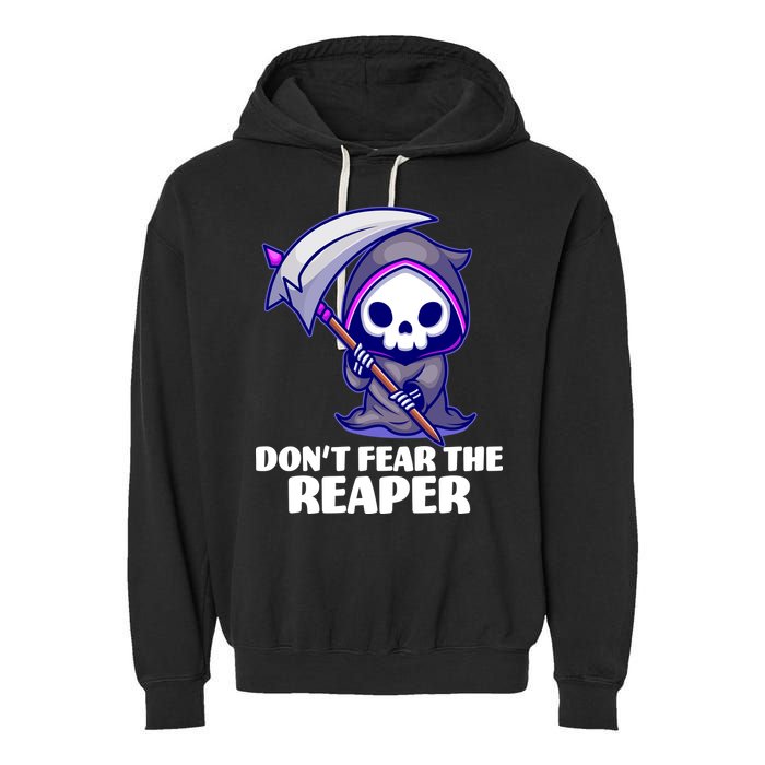 Don't Fear The Reaper Cute Chibi Reaper Garment-Dyed Fleece Hoodie