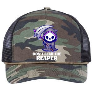 Don't Fear The Reaper Cute Chibi Reaper Retro Rope Trucker Hat Cap