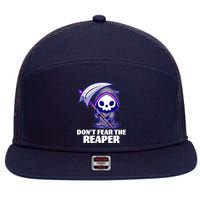 Don't Fear The Reaper Cute Chibi Reaper 7 Panel Mesh Trucker Snapback Hat
