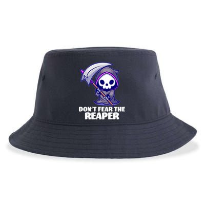 Don't Fear The Reaper Cute Chibi Reaper Sustainable Bucket Hat