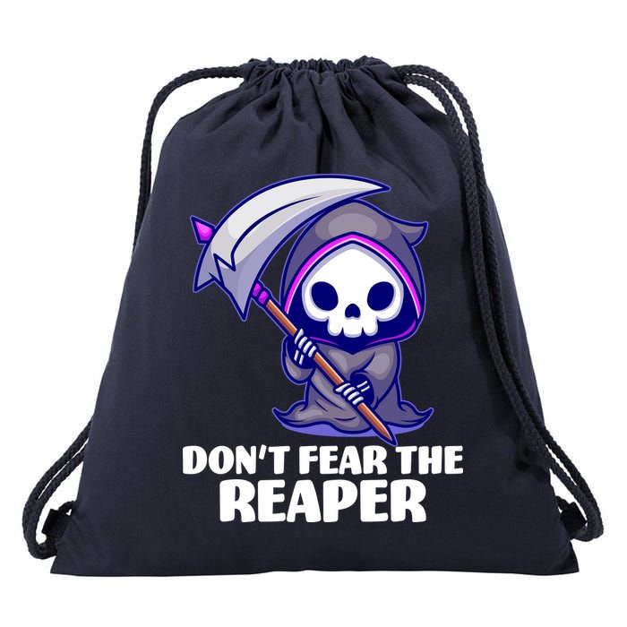 Don't Fear The Reaper Cute Chibi Reaper Drawstring Bag
