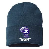 Don't Fear The Reaper Cute Chibi Reaper Sustainable Knit Beanie