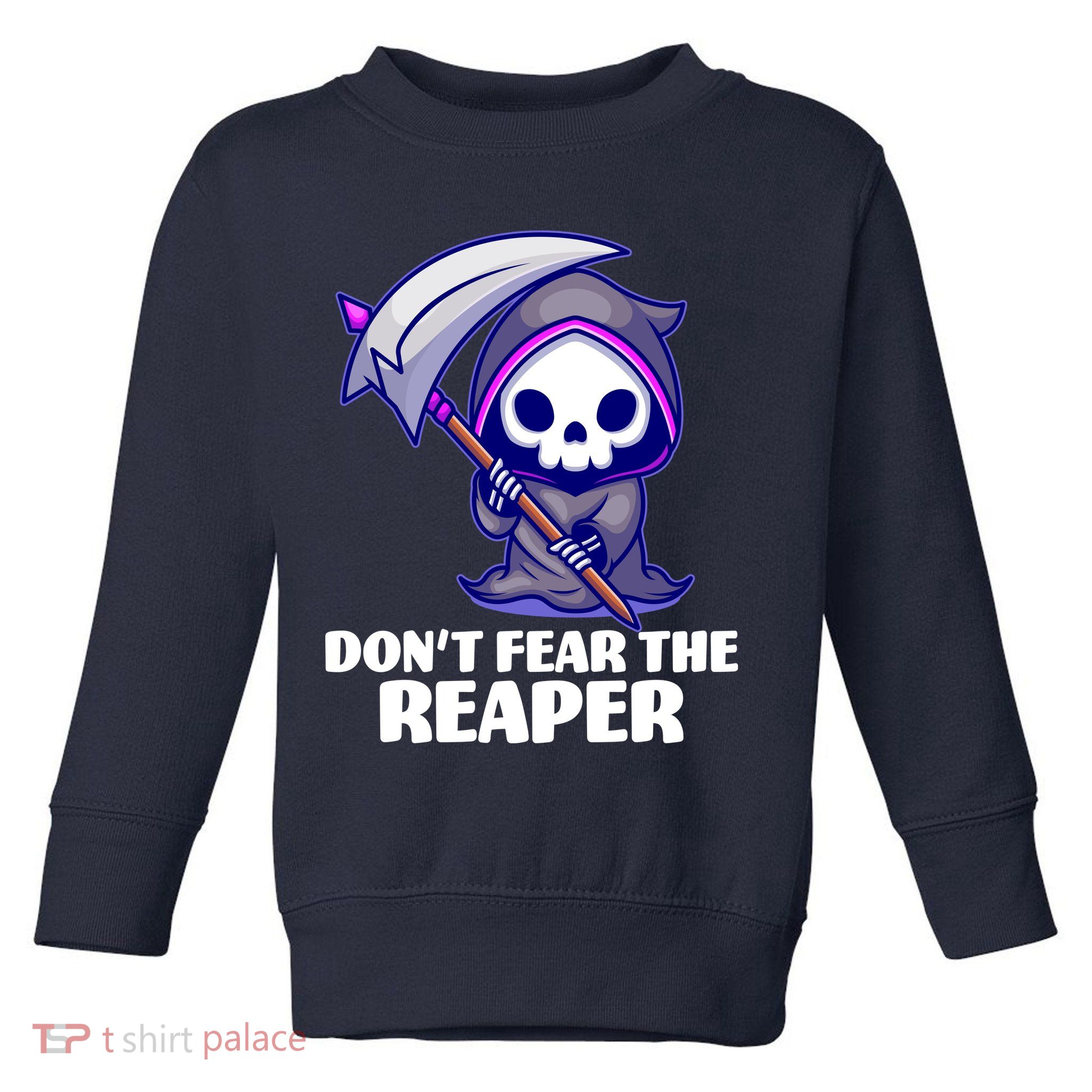 Don't Fear The Reaper Cute Chibi Reaper Toddler Sweatshirt