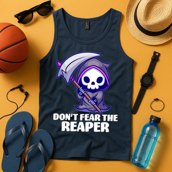 Don't Fear The Reaper Cute Chibi Reaper Tank Top