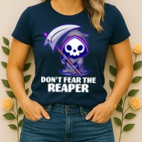Don't Fear The Reaper Cute Chibi Reaper Womens T-Shirt