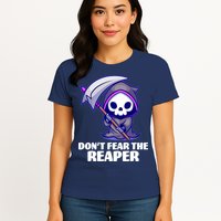 Don't Fear The Reaper Cute Chibi Reaper Womens T-Shirt