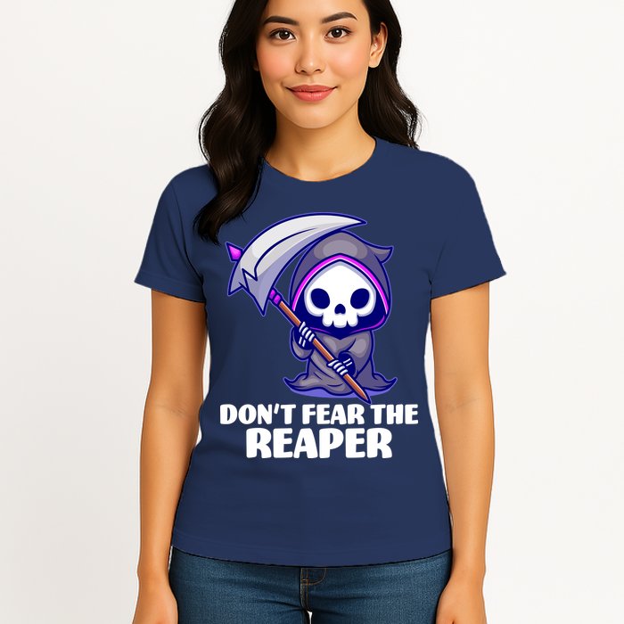 Don't Fear The Reaper Cute Chibi Reaper Womens T-Shirt