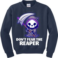 Don't Fear The Reaper Cute Chibi Reaper Kids Sweatshirt