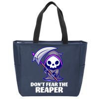 Don't Fear The Reaper Cute Chibi Reaper Zip Tote Bag