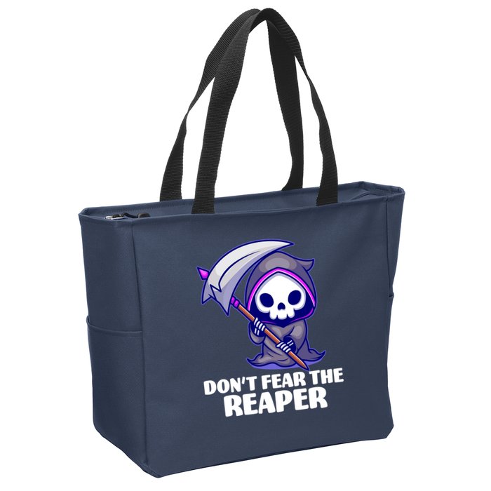 Don't Fear The Reaper Cute Chibi Reaper Zip Tote Bag