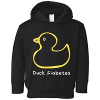 Duck Fiabetes Type 1 Diabetes sucks Toddler Hoodie