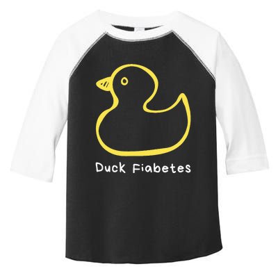 Duck Fiabetes Type 1 Diabetes sucks Toddler Fine Jersey T-Shirt