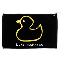 Duck Fiabetes Type 1 Diabetes sucks Grommeted Golf Towel