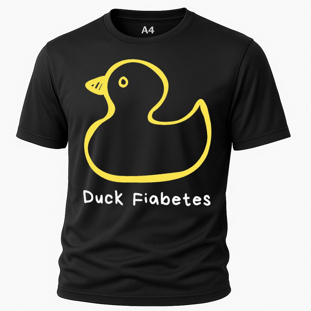 Duck Fiabetes Type 1 Diabetes sucks Cooling Performance Crew T-Shirt