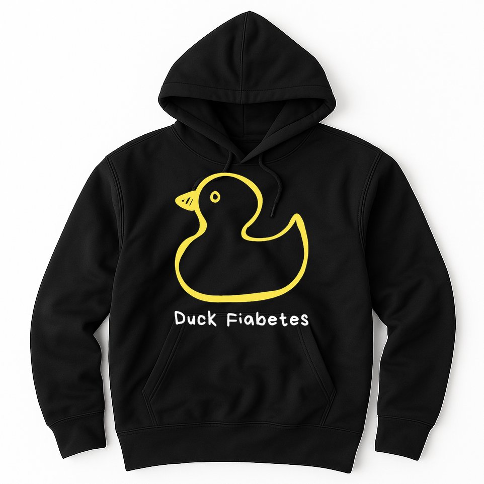 Duck Fiabetes Type 1 Diabetes sucks Hoodie