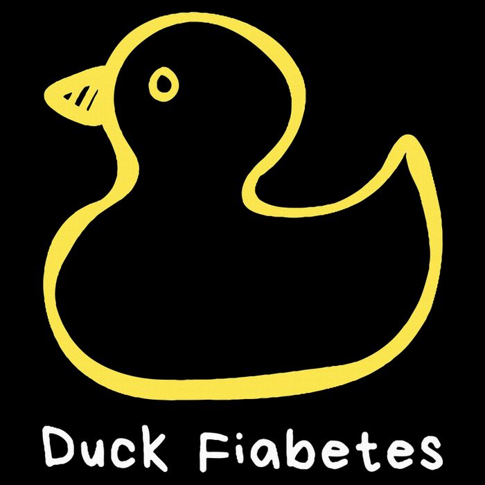 Duck Fiabetes Type 1 Diabetes sucks Button