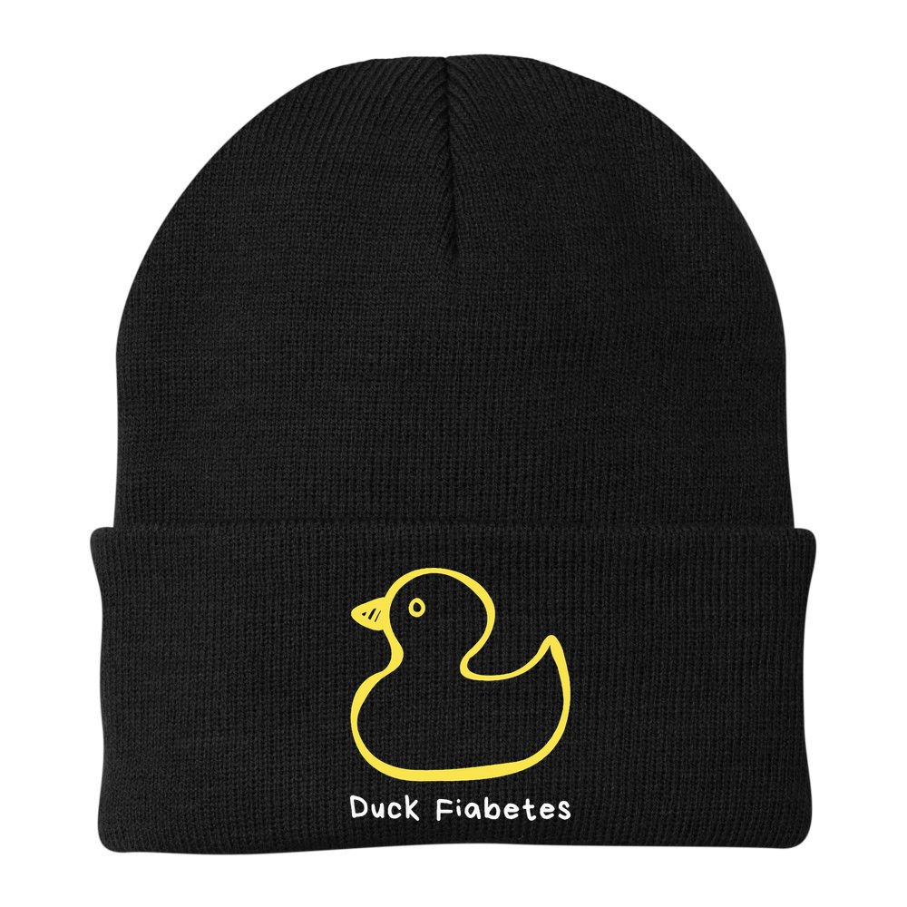 Duck Fiabetes Type 1 Diabetes sucks Beanie