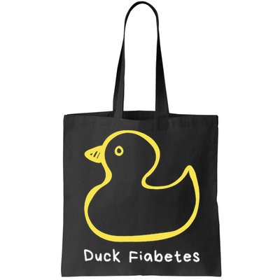 Duck Fiabetes Type 1 Diabetes sucks Bag