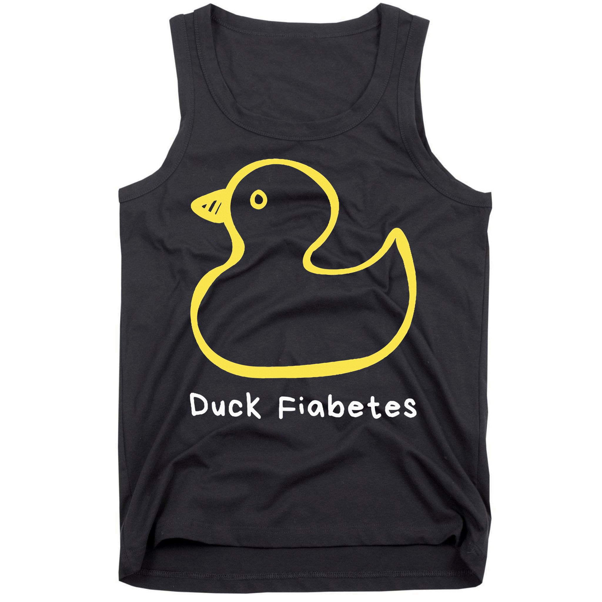 Duck Fiabetes Type 1 Diabetes sucks Tank Top