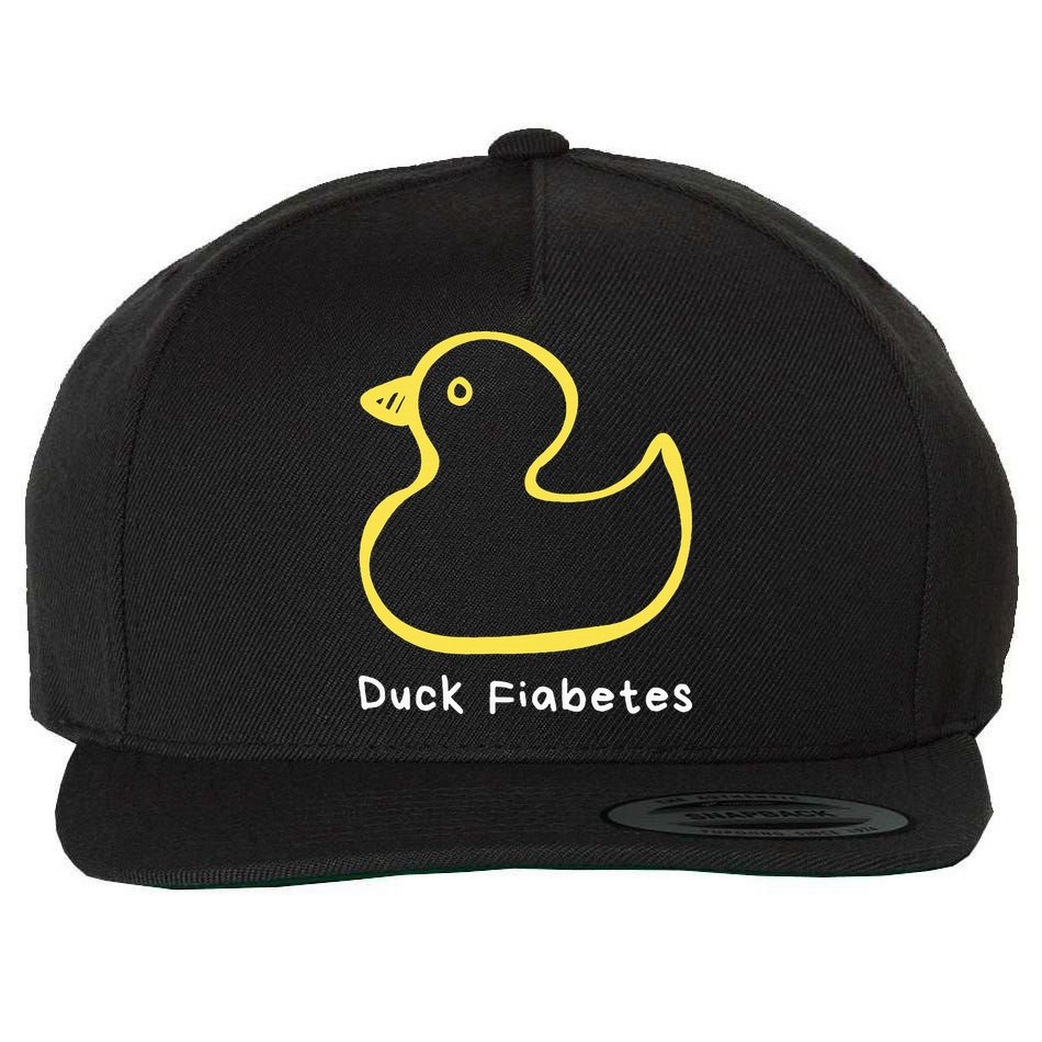 Duck Fiabetes Type 1 Diabetes sucks Wool Snapback Cap