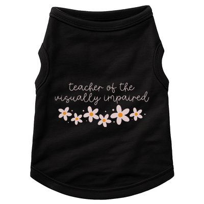 Daisy Flower Teacher Of The Visually Impaired Asl Braille Doggie Tank