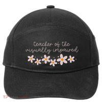 Daisy Flower Teacher Of The Visually Impaired Asl Braille 7-Panel Snapback Hat
