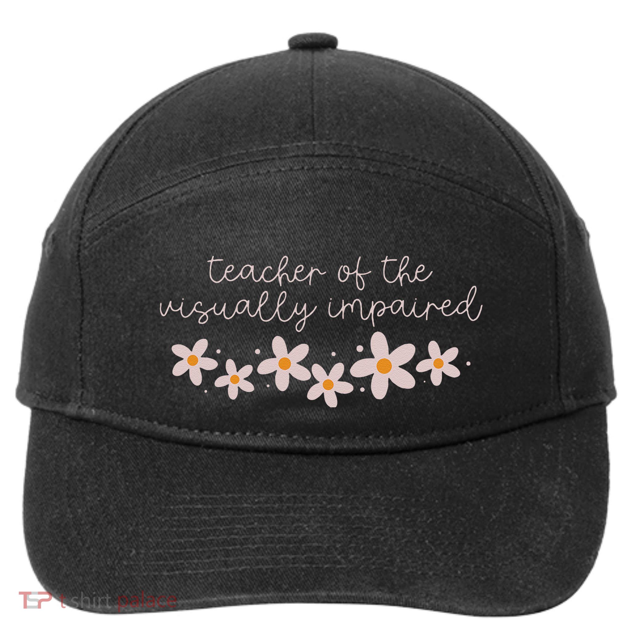 Daisy Flower Teacher Of The Visually Impaired Asl Braille 7-Panel Snapback Hat