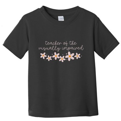 Daisy Flower Teacher Of The Visually Impaired Asl Braille Toddler T-Shirt