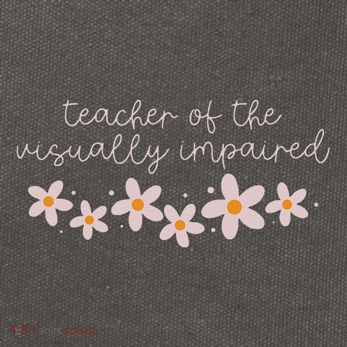 Daisy Flower Teacher Of The Visually Impaired Asl Braille Cotton Canvas Backpack