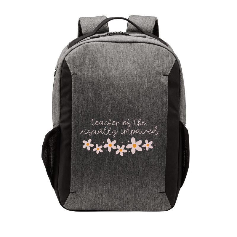 Daisy Flower Teacher Of The Visually Impaired Asl Braille Vector Backpack