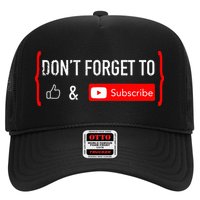 Don't Forget to Like and Subscribe Video Content Creator  Trucker Hat