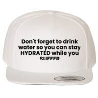 DonT Forget To Drink Water So You Can Stay Hydrated While You Suffer Wool Snapback Cap