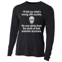 Drink From The Skull Of Your Enemies Wrong Society Cooling Performance Long Sleeve Crew