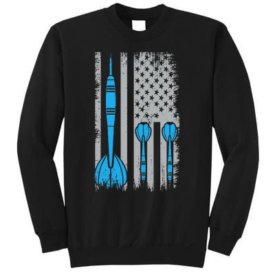 Darts Flag Usa Dartboard Dart Player Sweatshirt