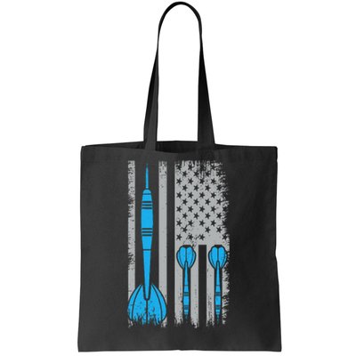 Darts Flag Usa Dartboard Dart Player Tote Bag