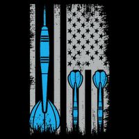 Darts Flag Usa Dartboard Dart Player Mousepad