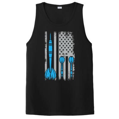 Darts Flag Usa Dartboard Dart Player PosiCharge Competitor Tank