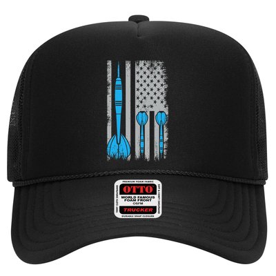 Darts Flag Usa Dartboard Dart Player Trucker Hat