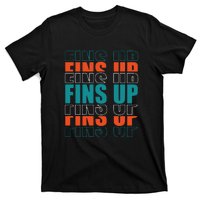 Dolphins Fins Up Gift For Miami Fan Sport T-Shirt