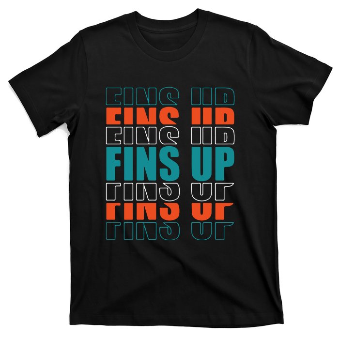 Dolphins Fins Up Gift For Miami Fan Sport T-Shirt