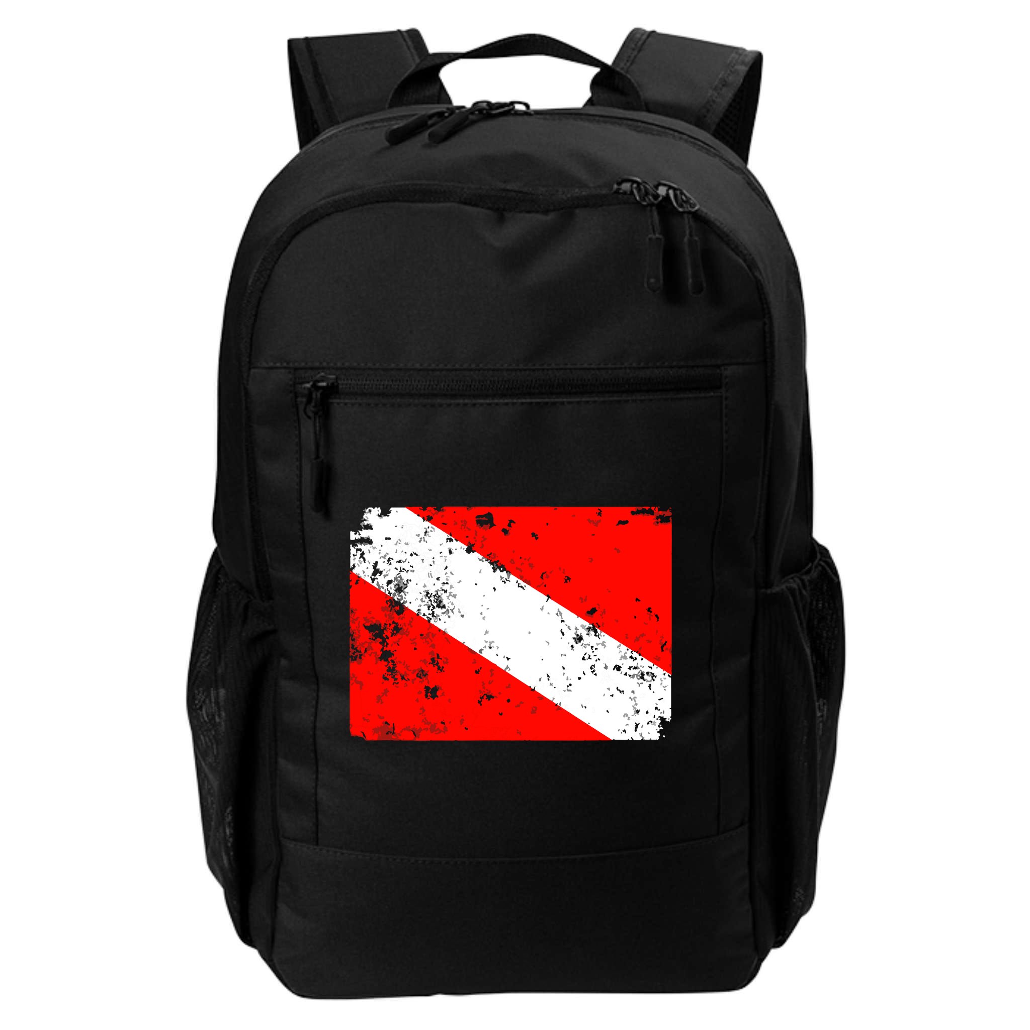 Dive Flag Vintage Worn Scuba Diving Backpack