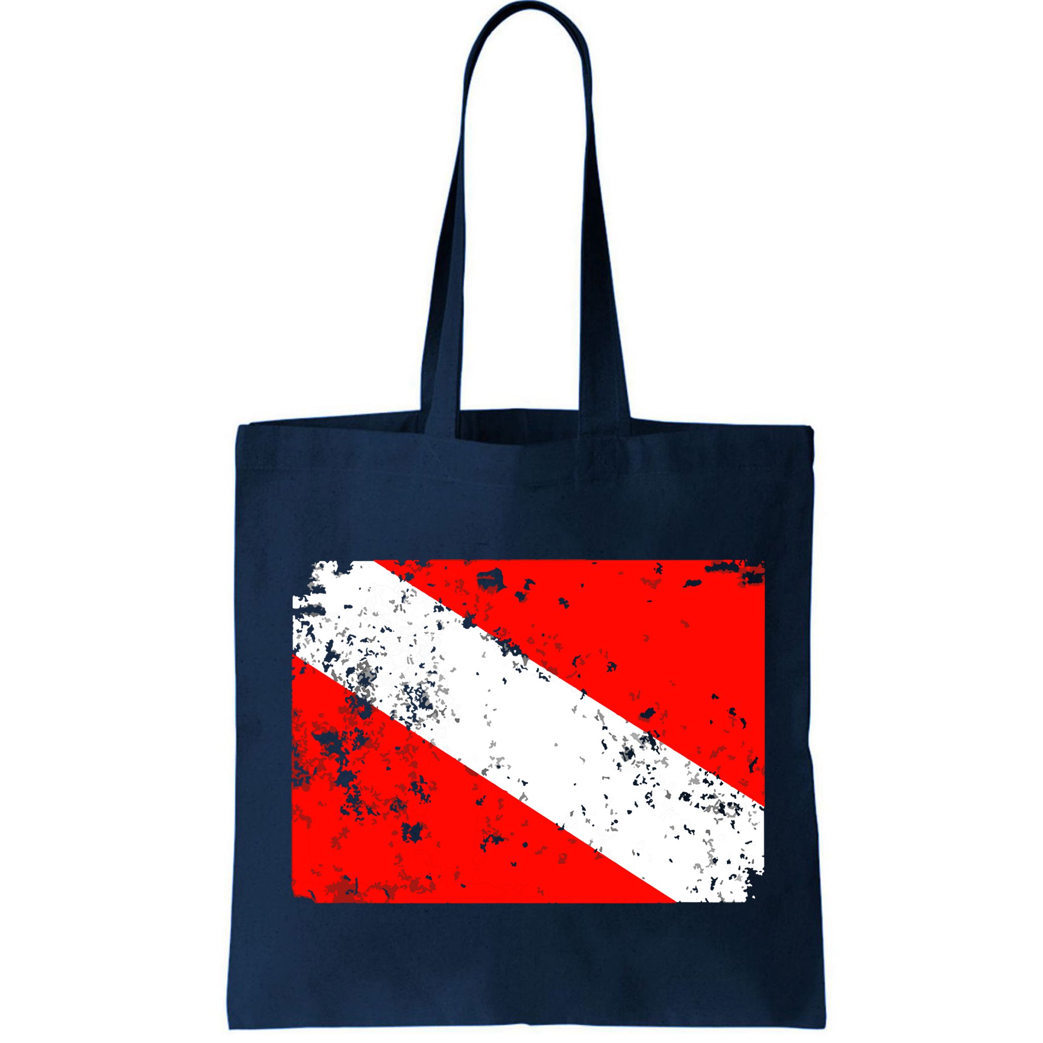 Dive Flag Vintage Worn Scuba Diving Bag