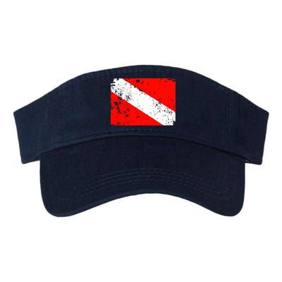 Dive Flag Vintage Worn Scuba Diving Visor