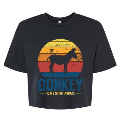 Donkey Farmer Vintage Bella+Canvas Jersey Crop Tee