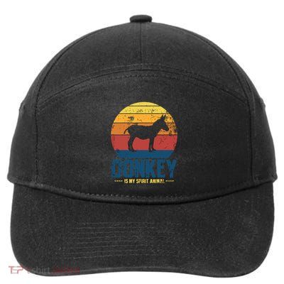 Donkey Farmer Vintage 7-Panel Snapback Hat