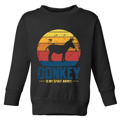 Donkey Farmer Vintage Toddler Sweatshirt