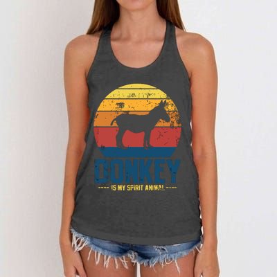 Donkey Farmer Vintage Women's Knotted Racerback Tank