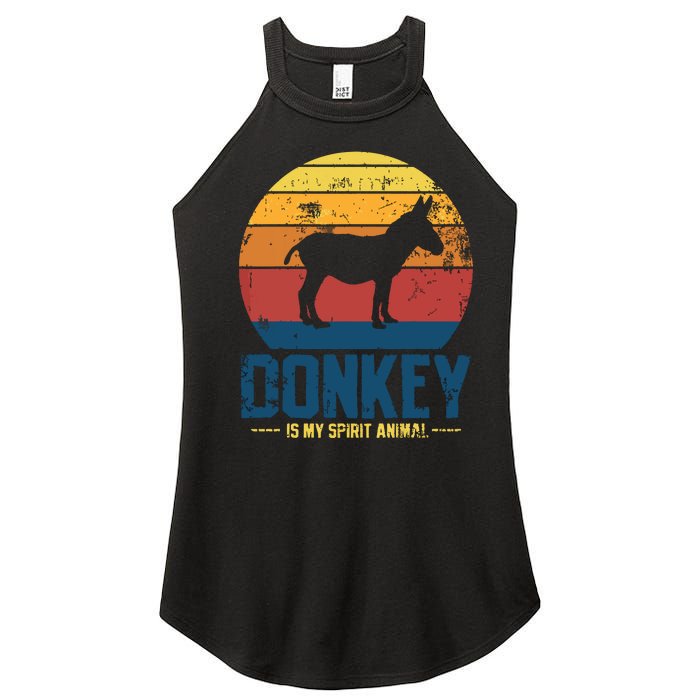 Donkey Farmer Vintage Women's Perfect Tri Rocker Tank